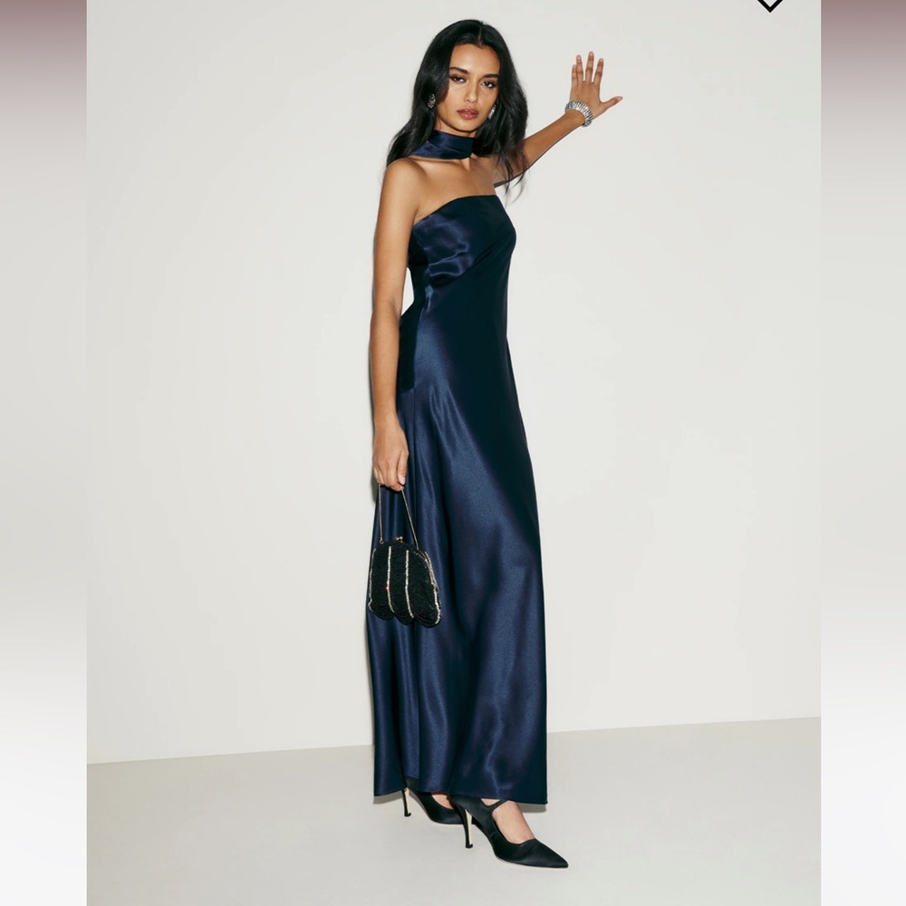 Reformation Oren Silk Dress